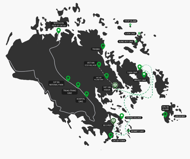 DAY 1 : CAT BA - LAN HA BAY