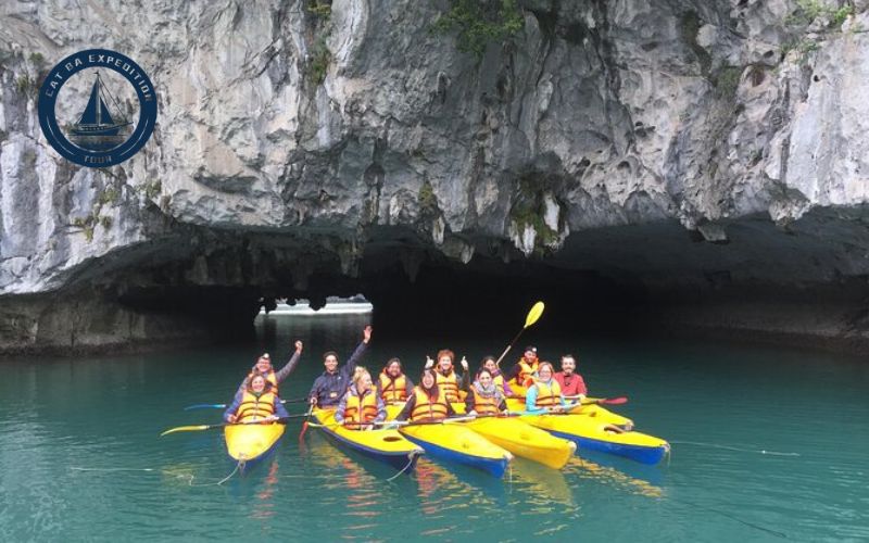 Visitors Try Kayaking Tour