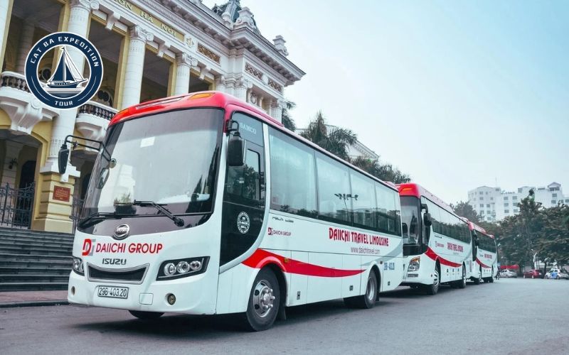 Comfortable bus from Ha Giang to Cat Ba