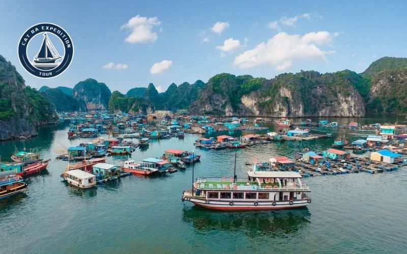 Floating Village in Cat Ba