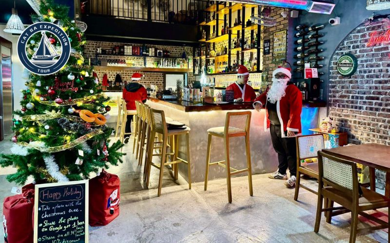 Best Place for Christmas Cocktails in Cat Ba